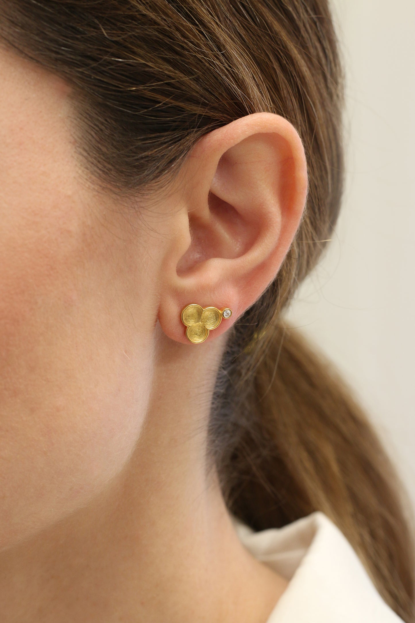 Trefoil Stud Earrings